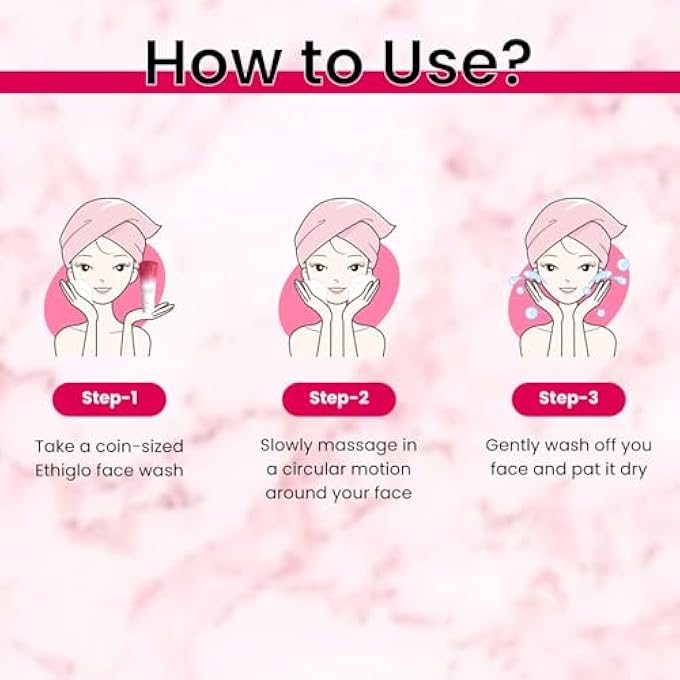 ETHIGLO غسول وجه رغوي لتنظيف عميق للبشرة الصحية الناعمة والسلسة | يزيل الأوساخ والشوائب والزيوت الزائدة | مناسب لجميع أنواع البشرة | عبوة واحدة (70 مل) - Image 3